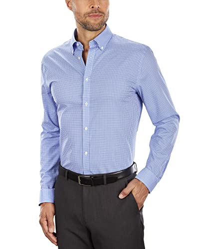 Tommy Hilfiger Men's Dress Shirt Slim Fit Non Iron Gingham