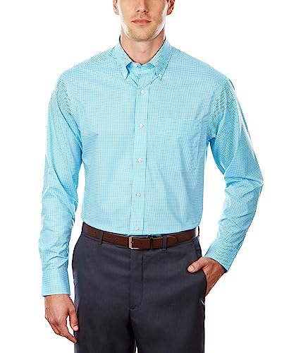 Tommy Hilfiger Men's Dress Shirt Regular Fit Non Iron Gingham