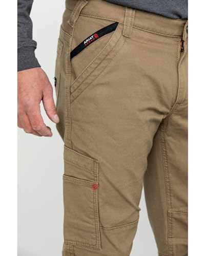 Ariat Men's Fr M5 Stretch Duralight Canvas Stackable Straight Leg Pant