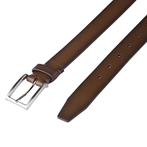 Calvin Klein Men's Modern Dress Minimalist Belt with Classic Harness Buckle