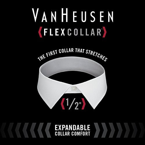 Van Heusen Men's Dress Shirt Regular Fit Flex Collar Check