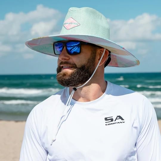 NEW Premium Keys Straw Hat for UV Sun Protection | UPF 50+ Sun Protection, Adjustable Drawstring, Universal Size | by SA Co.