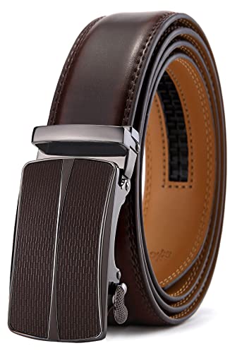 BULLIANT Men's Belt,Slide Ratchet Belt For Gift Men Dress Pant Shirt Oxfords,Trim To Fit