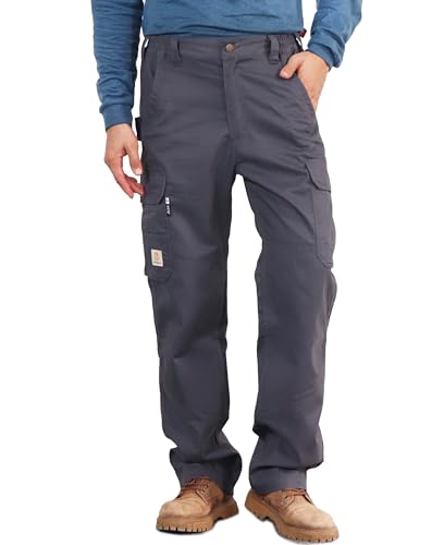 BOCOMAL FR Pants for Men Utility Cargo Pockets Flame Resistant/Fire Retardant Carpenter Water Oil Repellent Finish