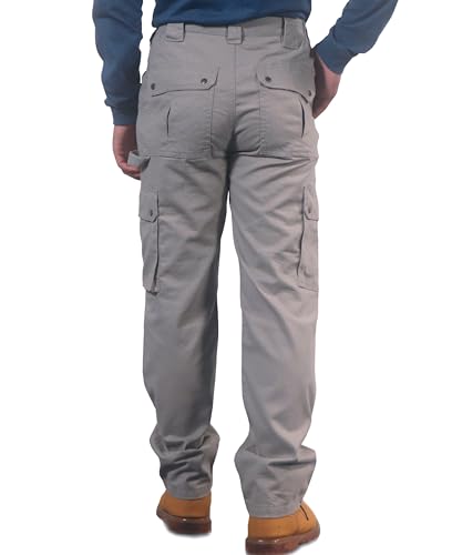 TICOMELA FR Pants for Men Flame Resistant Pants 7.5oz Lightweight (9 Pockets) Multi-Pocket Pants