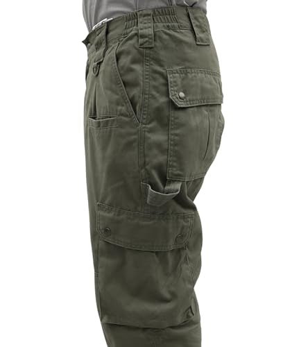 BOCOMAL FR Pants for Men Cargo Flame Resistant Pants(2112&CAT2) 100% C 7.5oz Utility Fire Resistant Pants