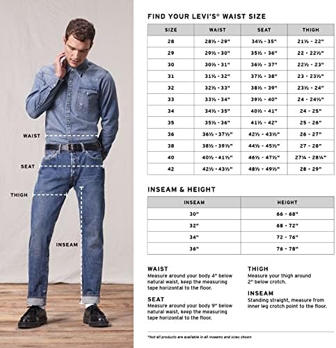 Levi's Men's 505 Regular Fit Jeans (Also Available in Big & Tall)