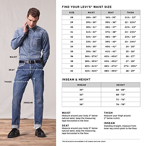 Levi's Men's 505 Regular Fit Jeans (Also Available in Big & Tall)