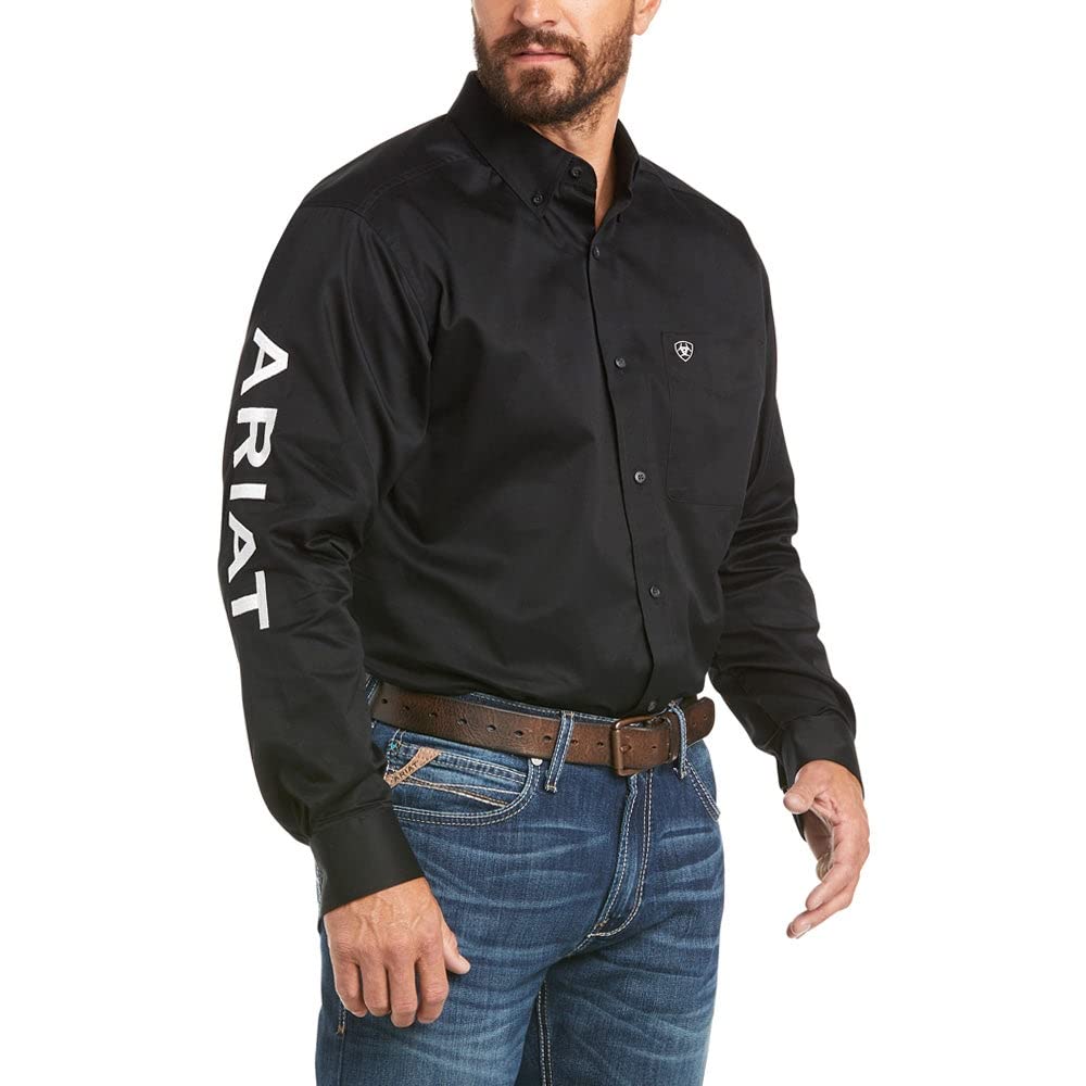 Ariat Solid Twill Classic Fit Shirt - Men's Long Sleeve Western Button-Down