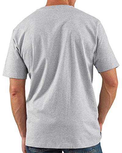 Carhartt Men's Loose Fit Heavyweight Short-Sleeve Pocket Henley T-Shirt