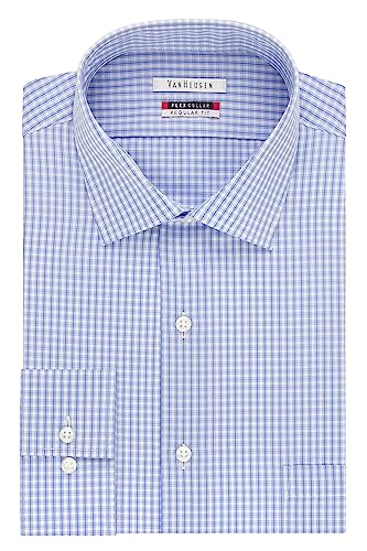 Van Heusen Men's Dress Shirt Regular Fit Flex Collar Check