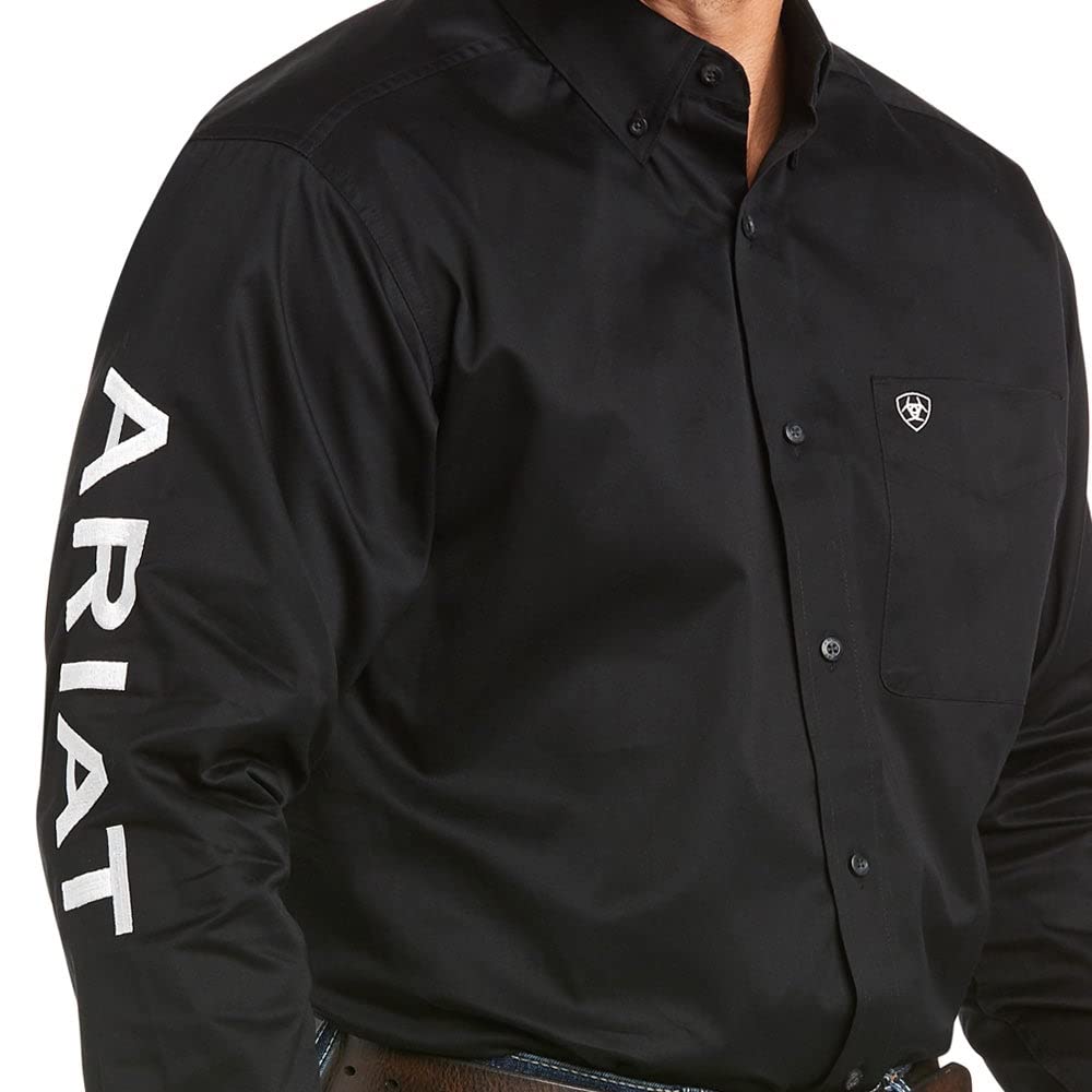 Ariat Solid Twill Classic Fit Shirt - Men's Long Sleeve Western Button-Down