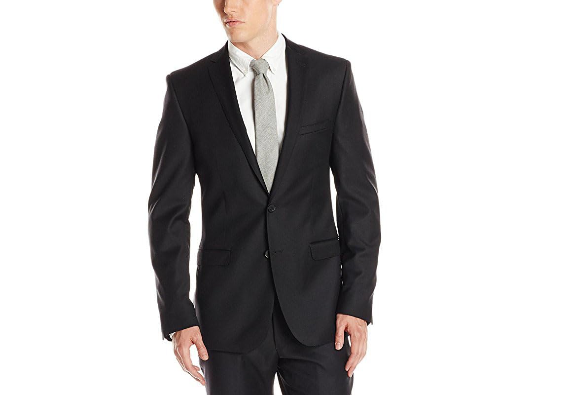 Adam Baker Men's Single Breasted Ultra Slim Fit Wool Blazer/Sport Coat - Many Styles and Colors