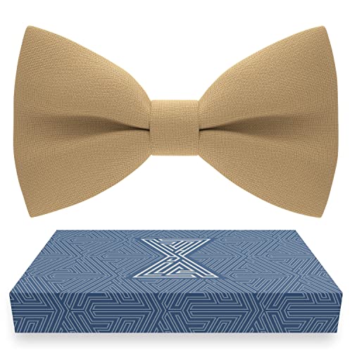 Bow Tie House Mens Bowties Pre-tied Shape Clip on Bowtie Solid Men Formal Wear for kids, baby boys, toddler any age bow ties