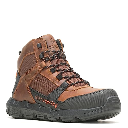 Wolverine Mens Rev Ultraspring Durashocks Carbonmax Vent Mid Industrial Boot