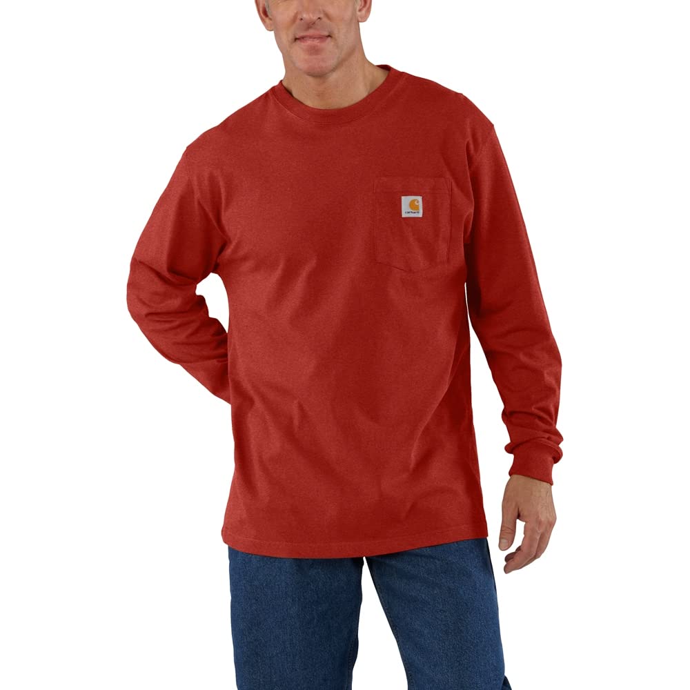 Carhartt Men's Loose Fit Heavyweight LongSleeve Pocket TShirt