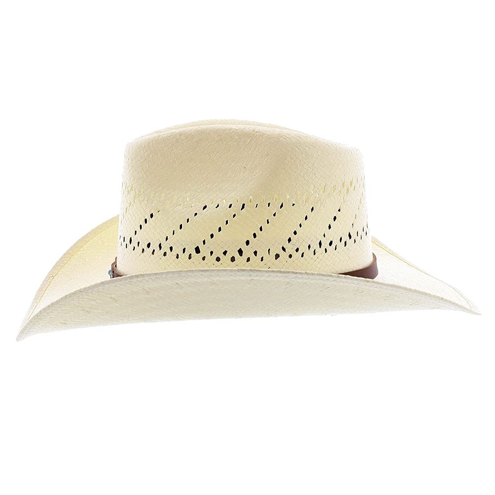 Stetson Natural Santa Fe Vented Shantung Outdoor Hat with Chin Strap TSSTFE-8334