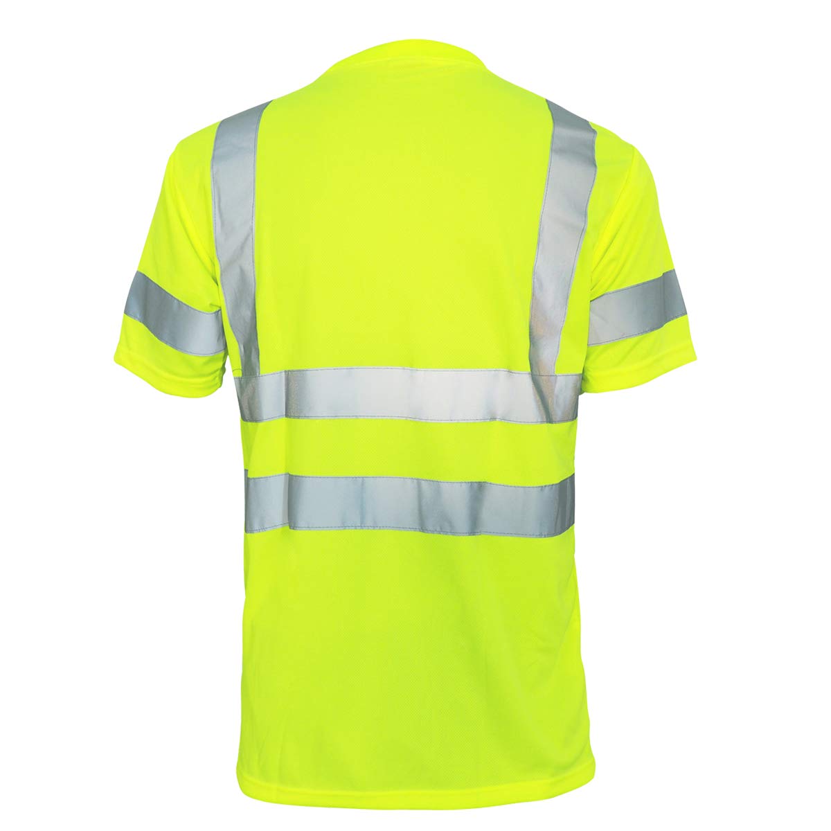 L&M® Hi Vis T Shirt ANSI Class 3 Reflective Safety Lime Orange Short Long Sleeve HIGH Visibility