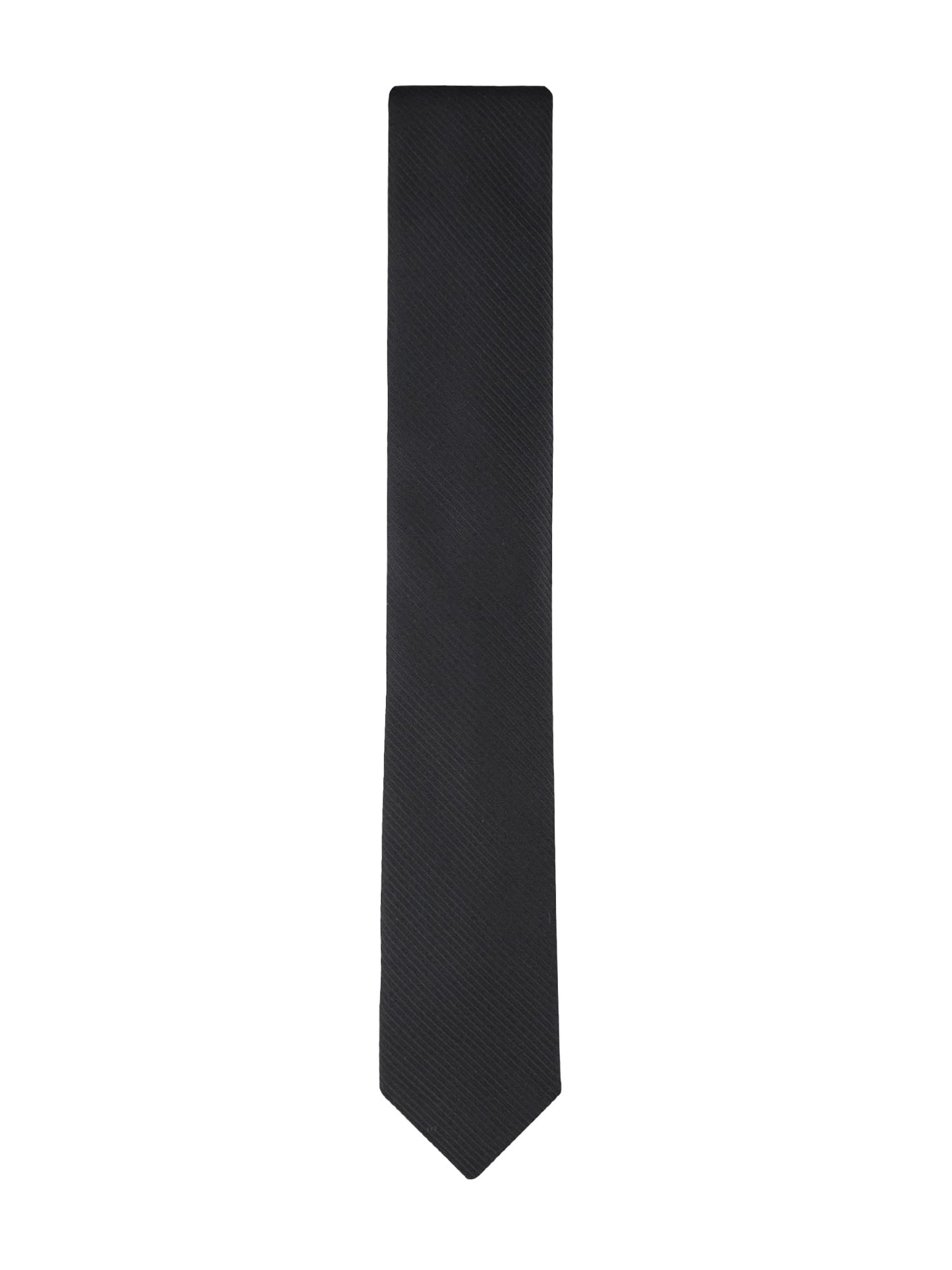 Calvin Klein Men's Classic Black Solid and Pattern Ties (Standard and Extra Long Sizes)