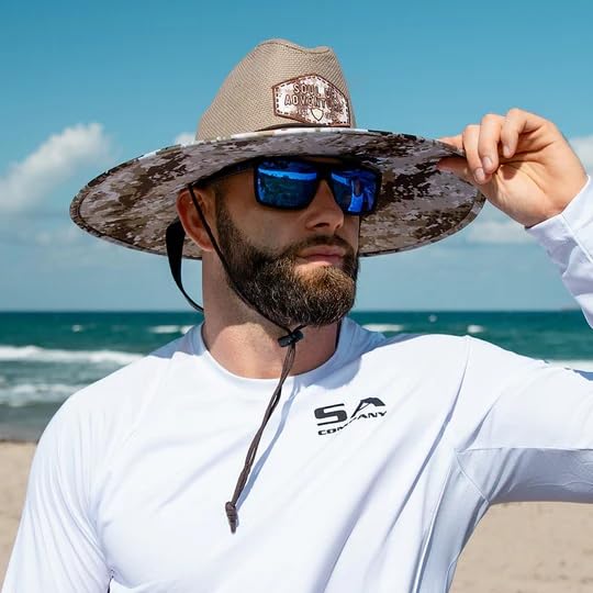 NEW Premium Keys Straw Hat for UV Sun Protection | UPF 50+ Sun Protection, Adjustable Drawstring, Universal Size | by SA Co.