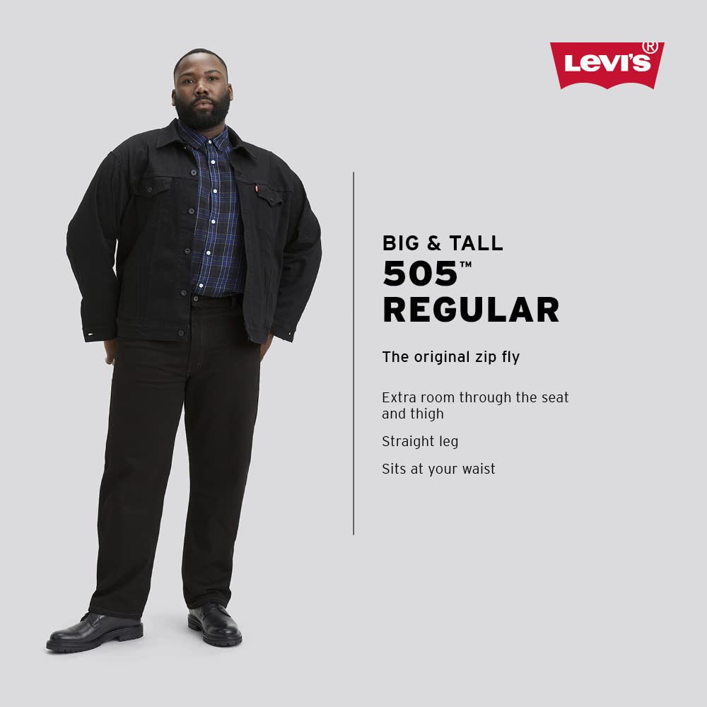 Levi's Men's 505 Regular Fit Jeans (Also Available in Big & Tall)