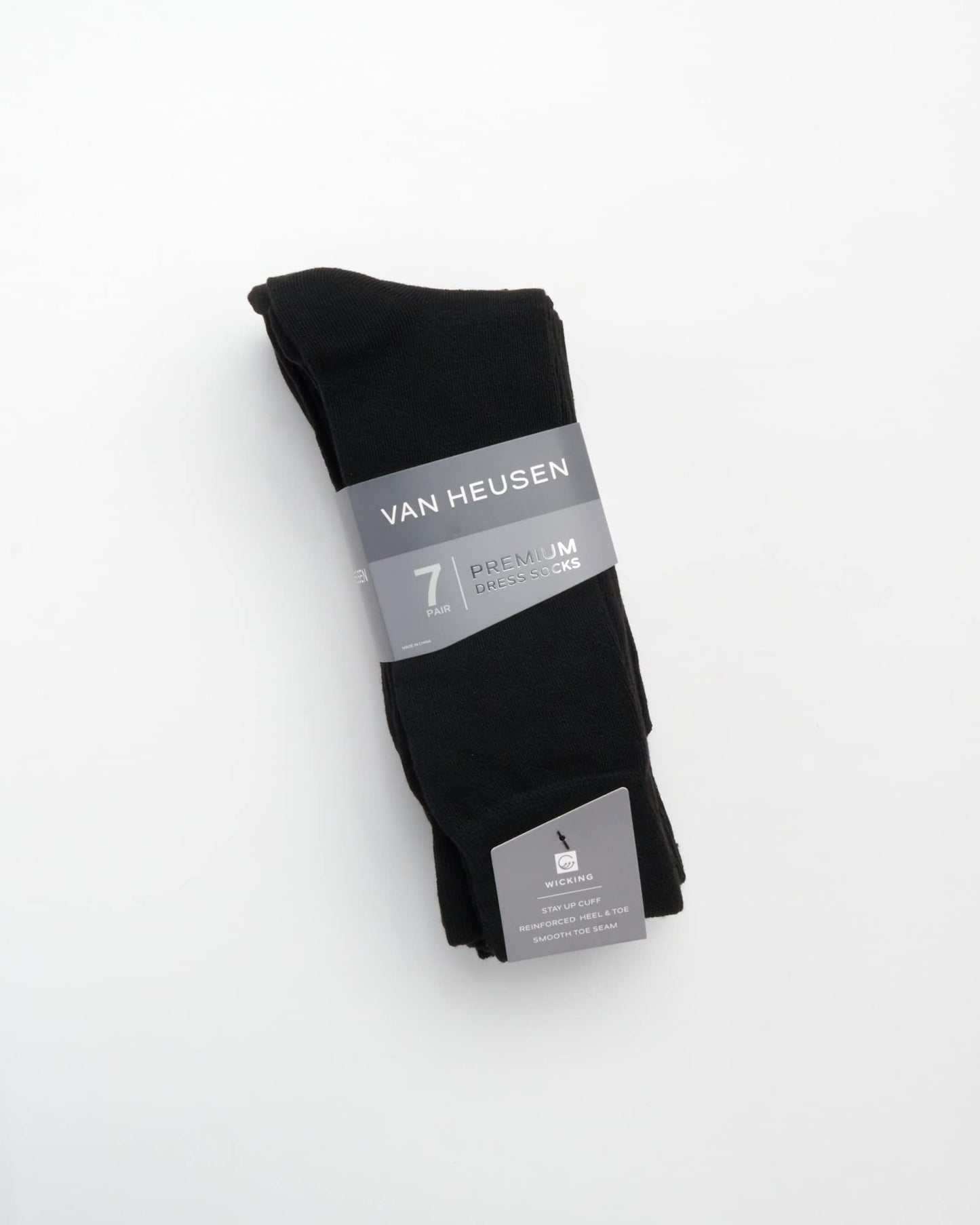 Van Heusen Men's Dress Socks - Lightweight Mid-Calf Crew Dress Socks (7 Packs)