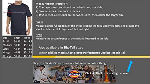 Dickies Men's Short Sleeve Performance Cooling Tee