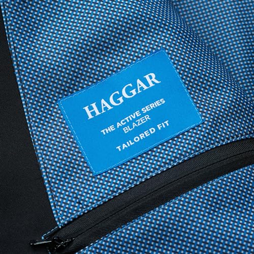 Haggar Men's The Active Series Classic Fit Gabardine Blazer (Regular and Big and Tall Sizes)