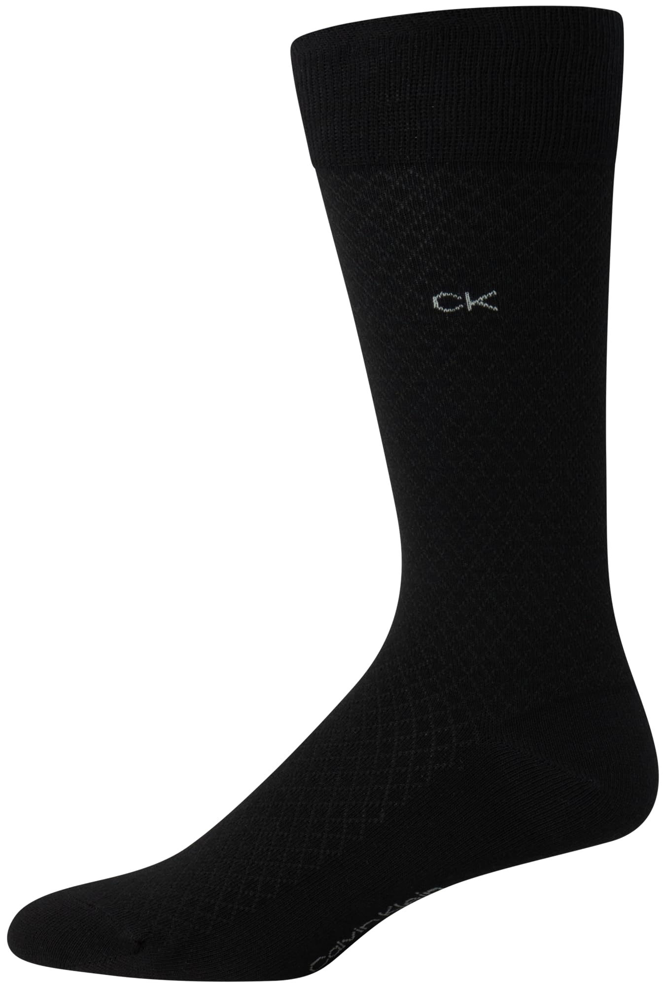 Calvin Klein Men's Dress Socks - Lightweight Cotton Blend Crew Socks (8 Pairs)