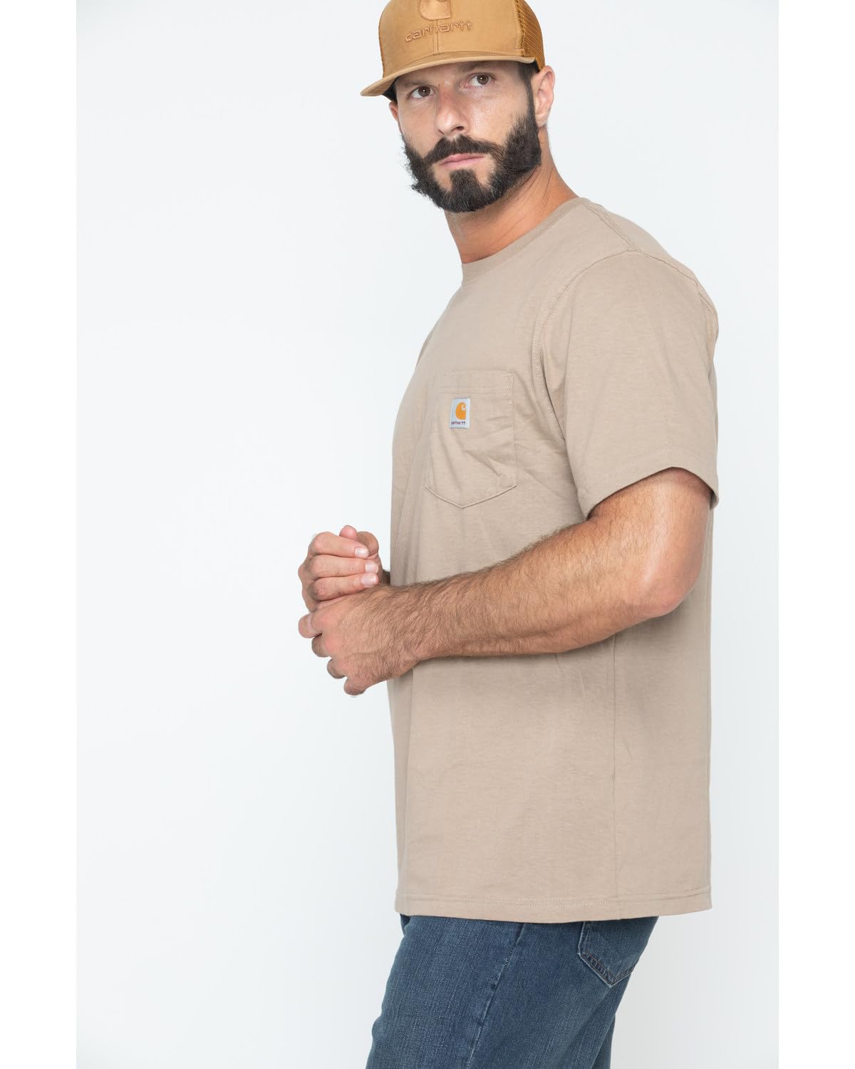 Carhartt Men's Loose Fit Heavyweight Short-Sleeve Pocket T-Shirt