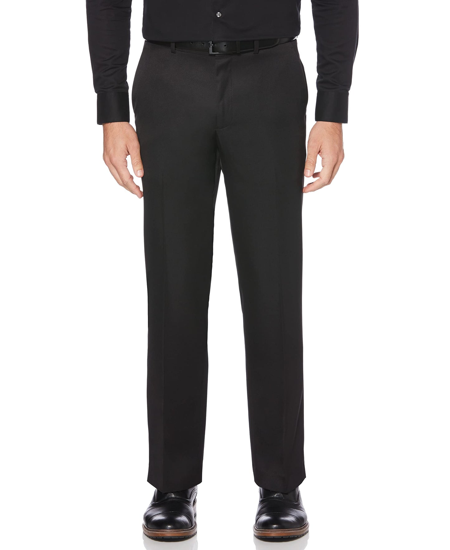 Perry Ellis Men's Portfolio Performance Dress Pant, Modern Fit, Non-Iron, Flat Front Stretch (Waist Size 30-42)