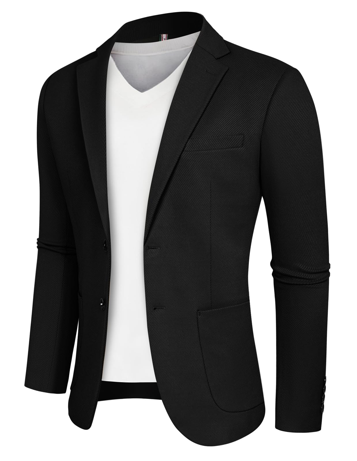 Mens Casual Sport Coats Two Button Suit Jacket with Pockets Lightweight Sport Coat Blazer