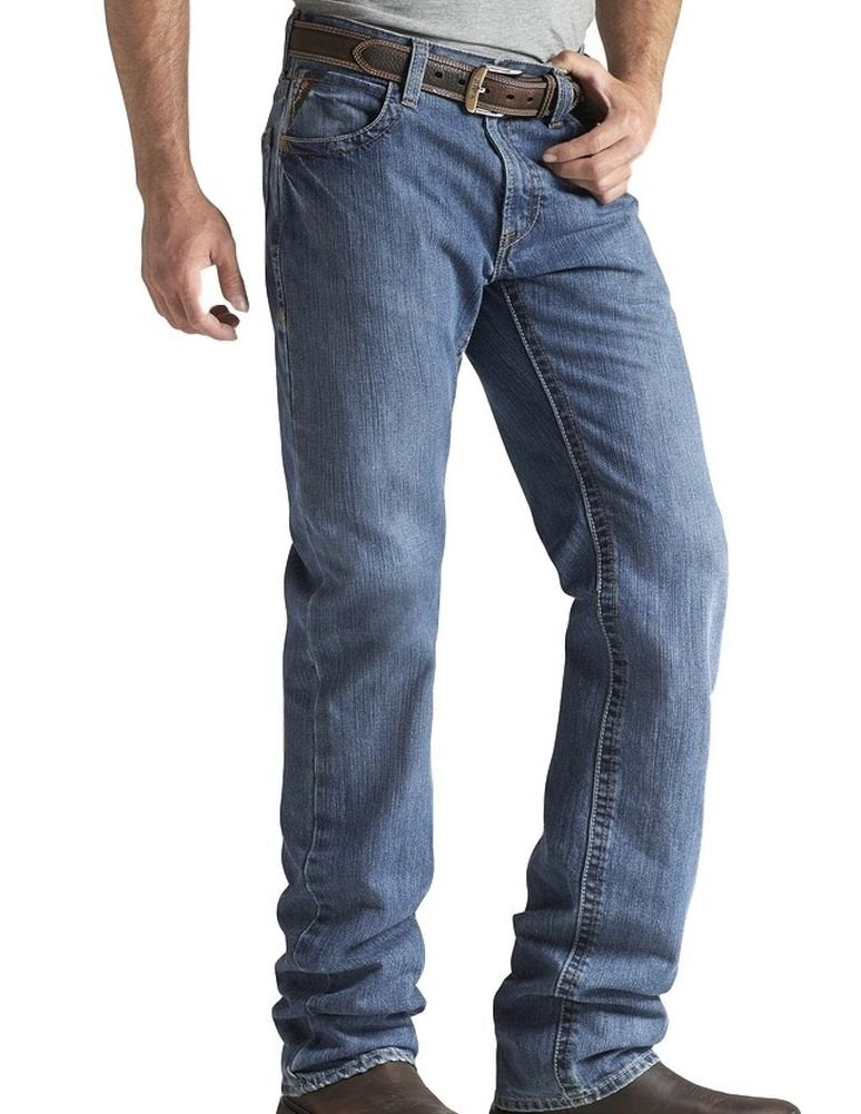 Ariat FR M3 Loose Basic Stackable Straight Leg Jeans - Men’s Fire Resistant Denim