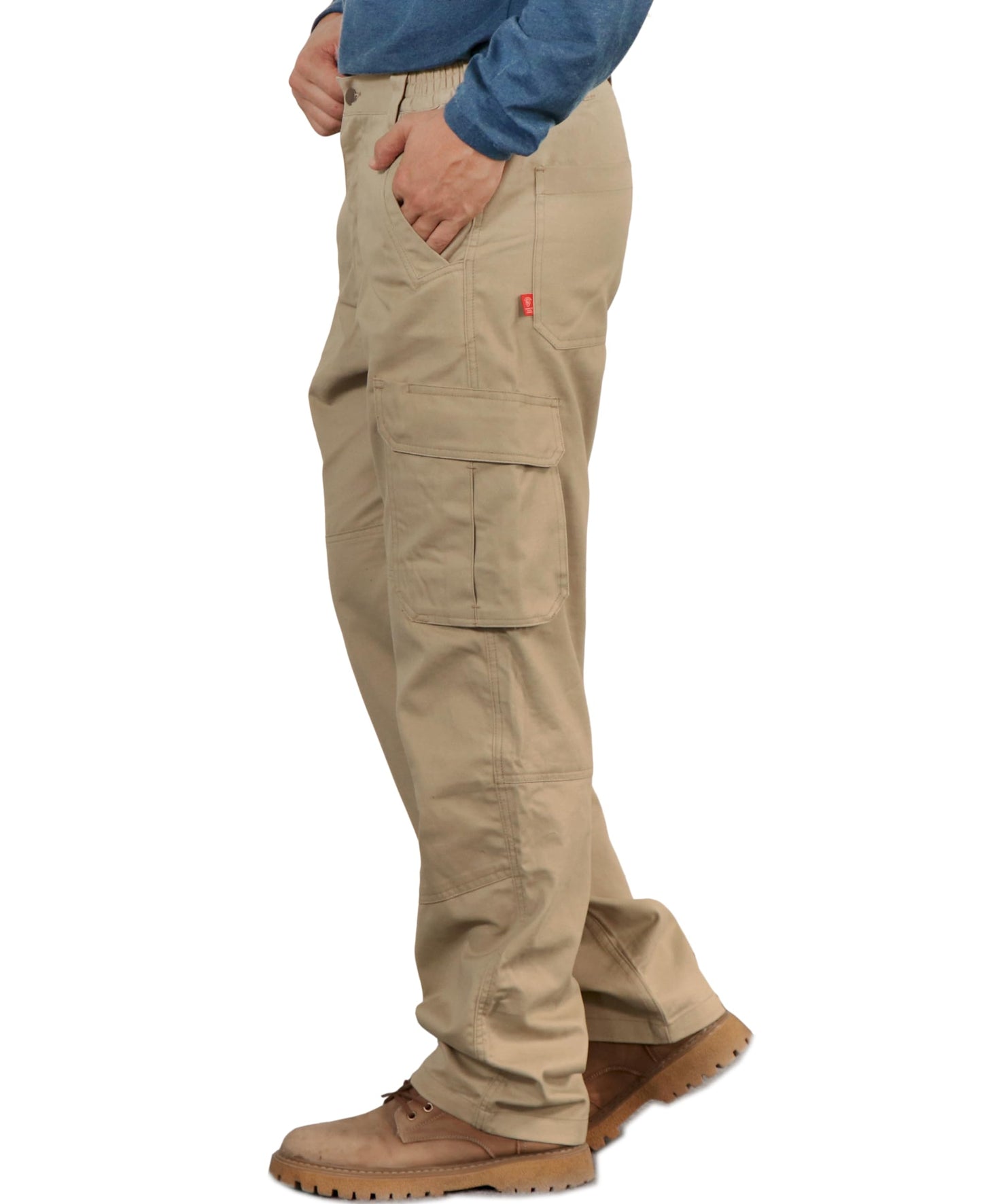 BOCOMAL FR Pants for Men Utility Cargo Pockets Flame Resistant/Fire Retardant Carpenter Water Oil Repellent Finish