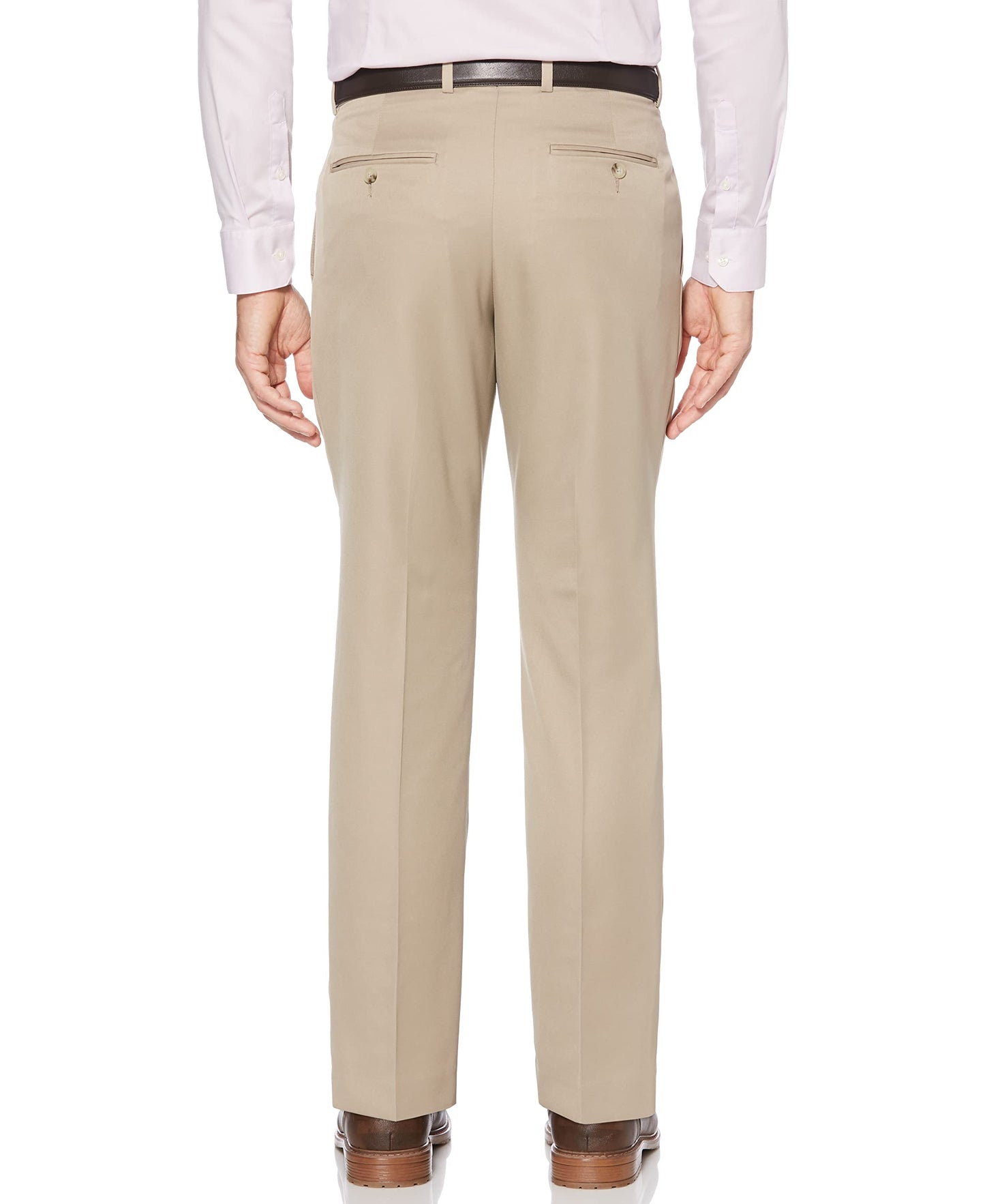 Perry Ellis Men's Portfolio Performance Dress Pant, Modern Fit, Non-Iron, Flat Front Stretch (Waist Size 30-42)