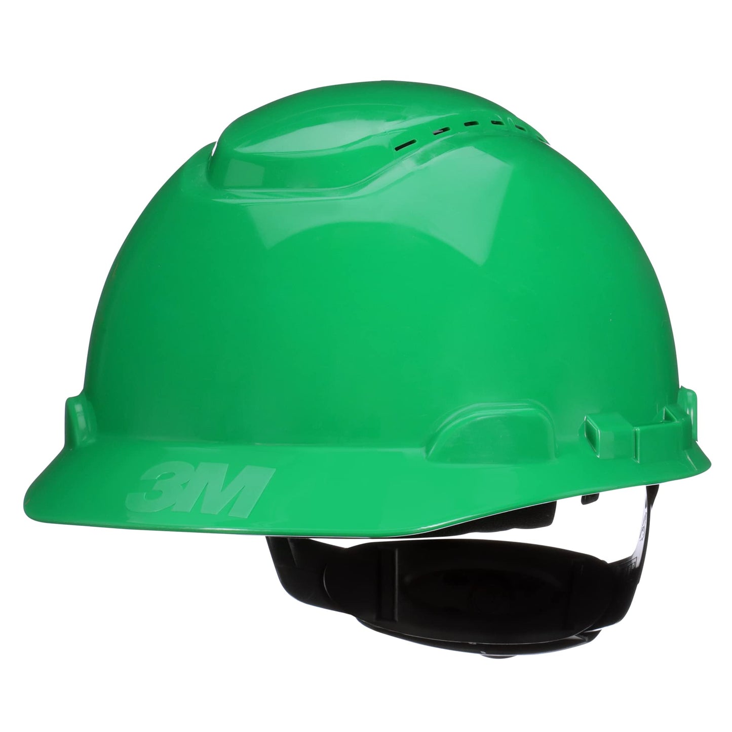 3M Hard Hat SecureFit H-701SFV-UV, White, Vented Cap Style Safety Helmet with Uvicator Sensor, 4-Point Pressure Diffusion Ratchet Suspension, ANSI Z87.1