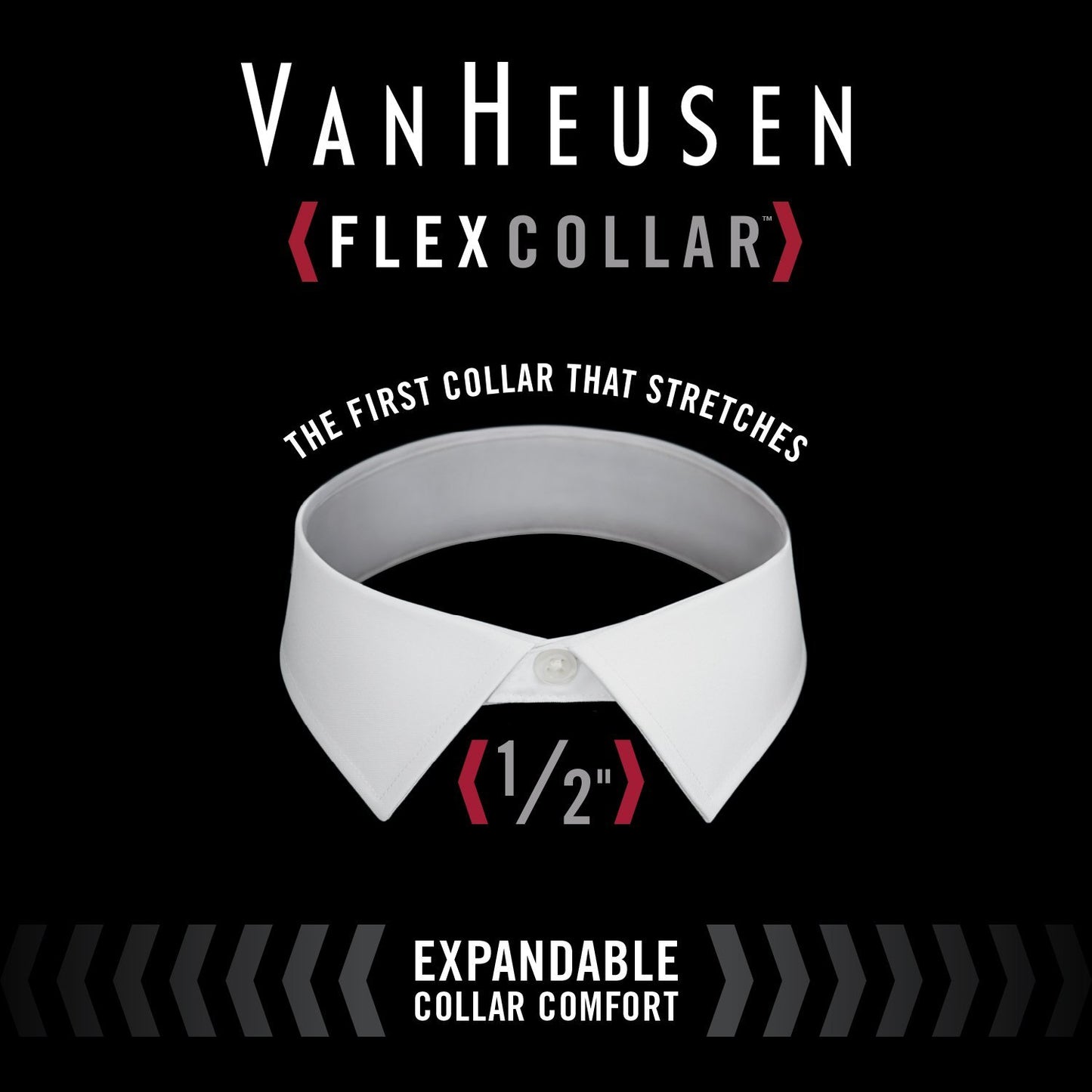 Van Heusen Men's Dress Shirt Regular Fit Flex Collar Check