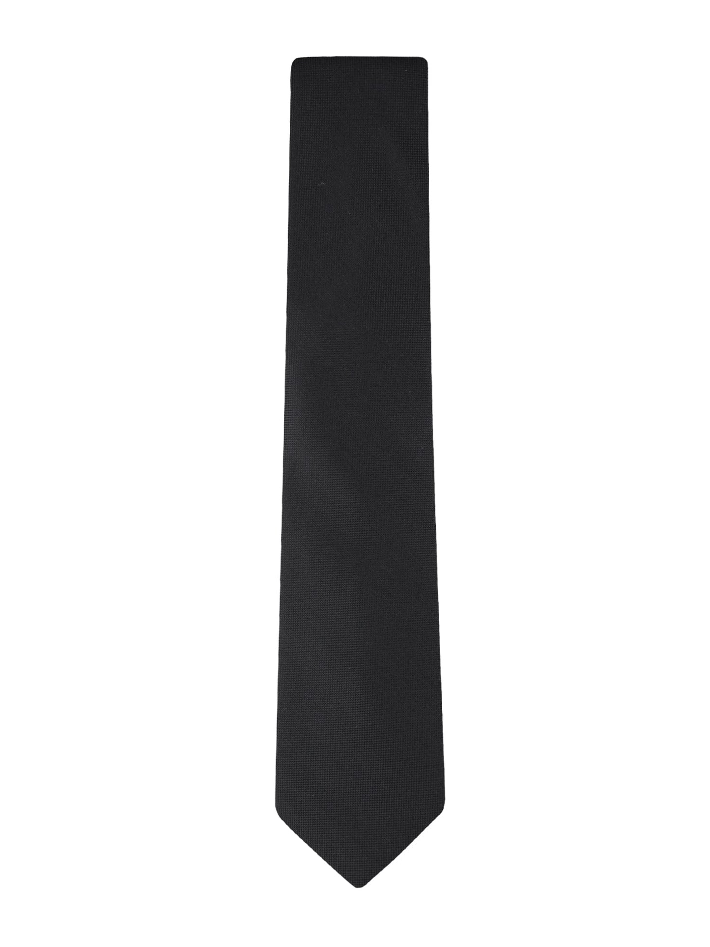 Calvin Klein Men's Classic Black Solid and Pattern Ties (Standard and Extra Long Sizes)