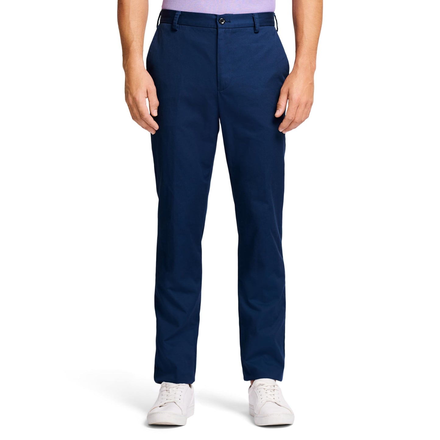 IZOD Men's American Chino Flat Front Straight Fit Pant