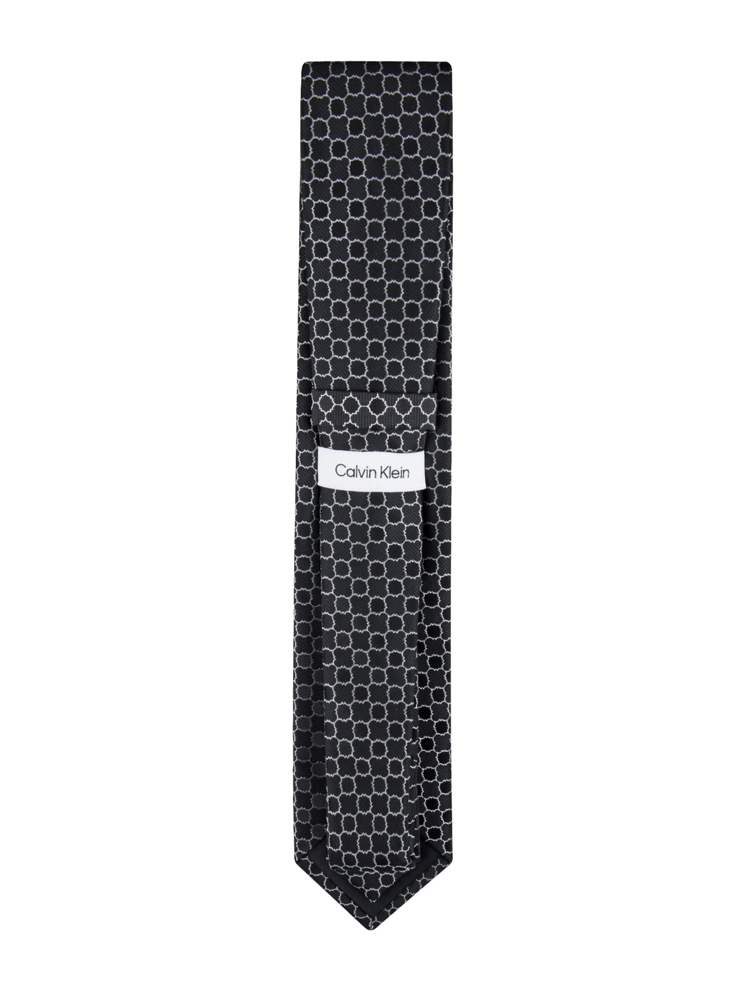 Calvin Klein Men's Classic Black Solid and Pattern Ties (Standard and Extra Long Sizes)