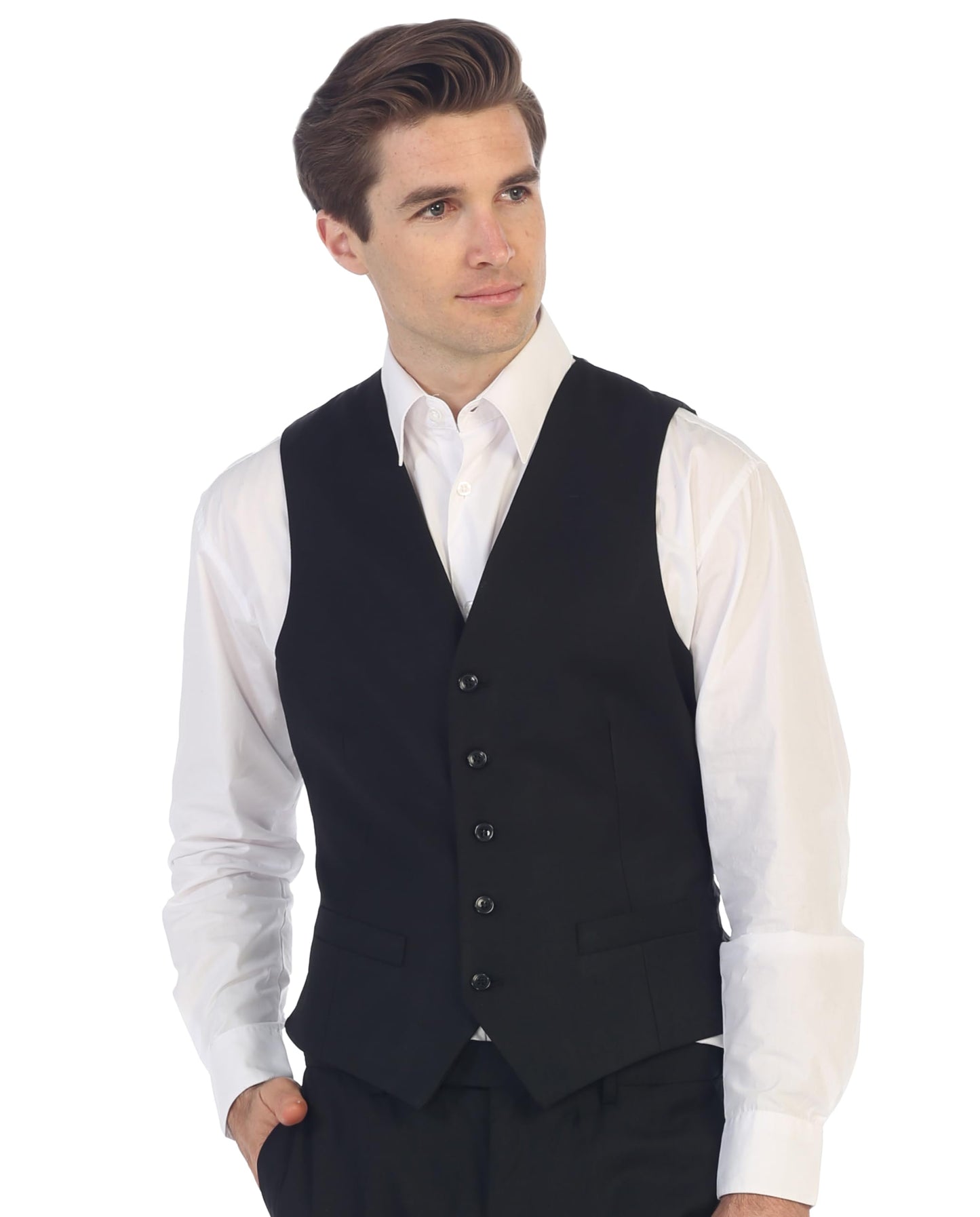 Gioberti Men's Formal Suit Vest Fit for Business or Casual Dress