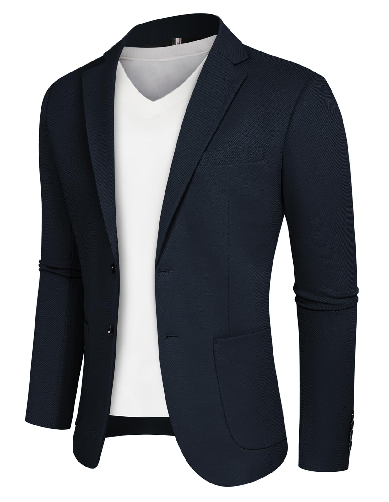 Mens Casual Sport Coats Two Button Suit Jacket with Pockets Lightweight Sport Coat Blazer