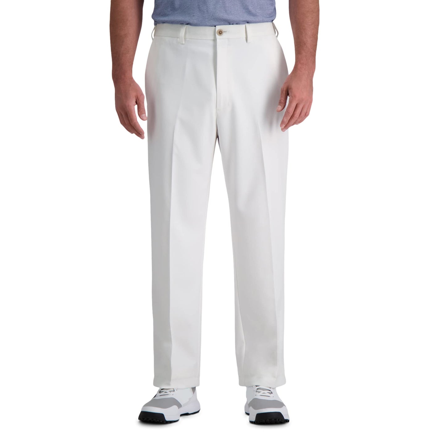 HAGGAR Mens Cool 18 Pro Classic Fit Flat Front Casual Pant Regular and Big & Tall Sizes