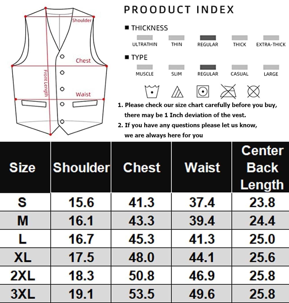 COOFANDY Men's Casual Dress Suit Vest Slim Fit Business Formal Waistcoat Vest