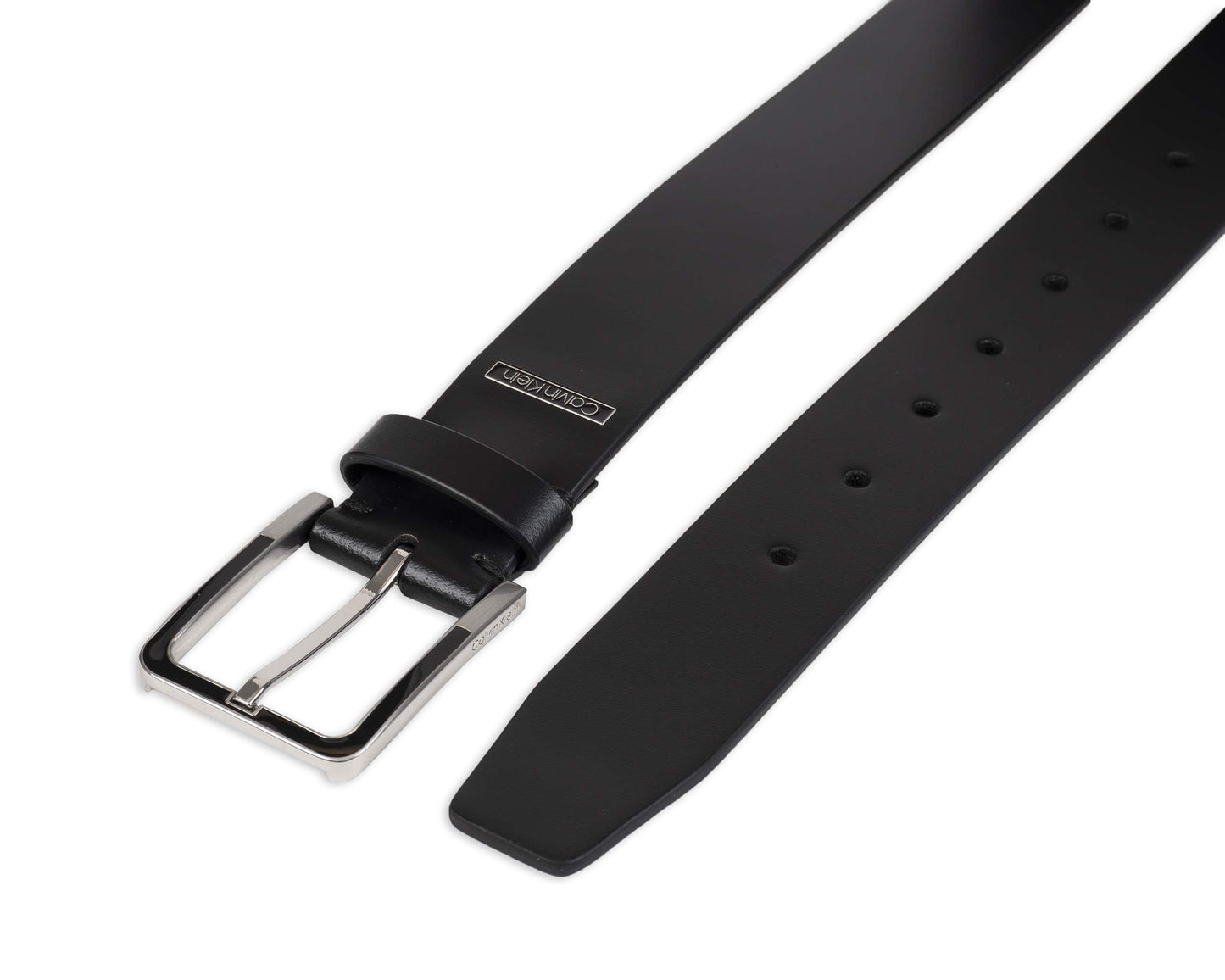 Calvin Klein Men's Modern Dress Minimalist Belt with Classic Harness Buckle