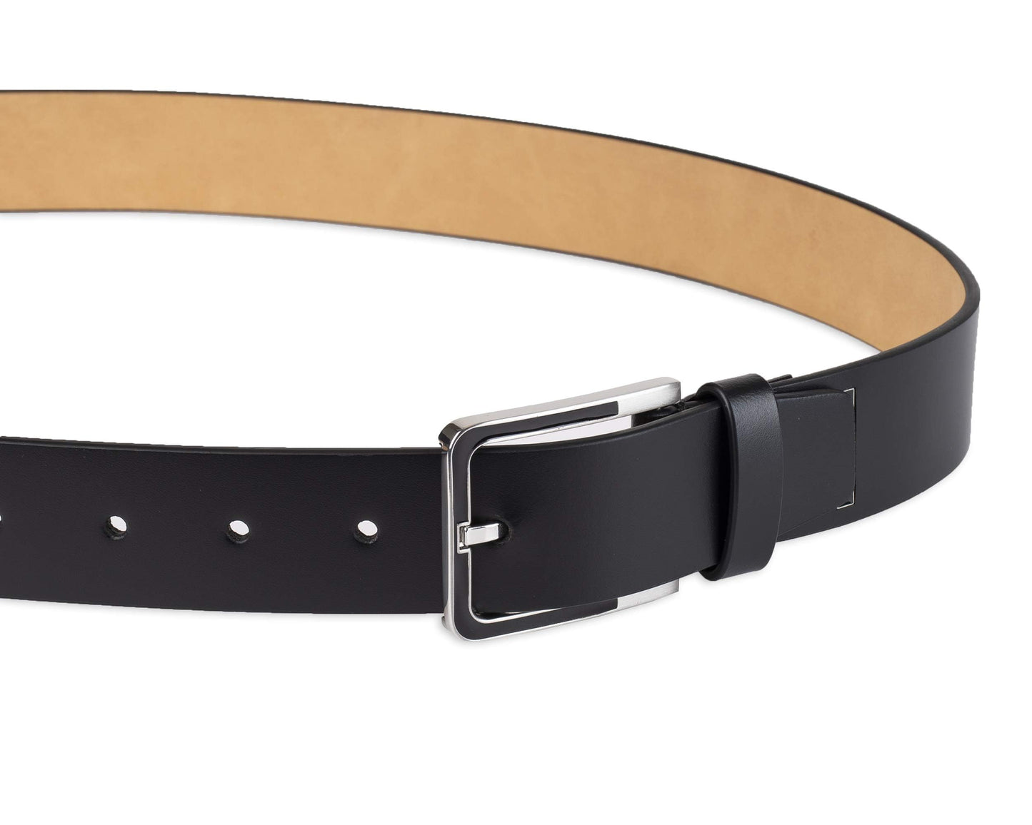 Calvin Klein Men's Modern Dress Minimalist Belt with Classic Harness Buckle