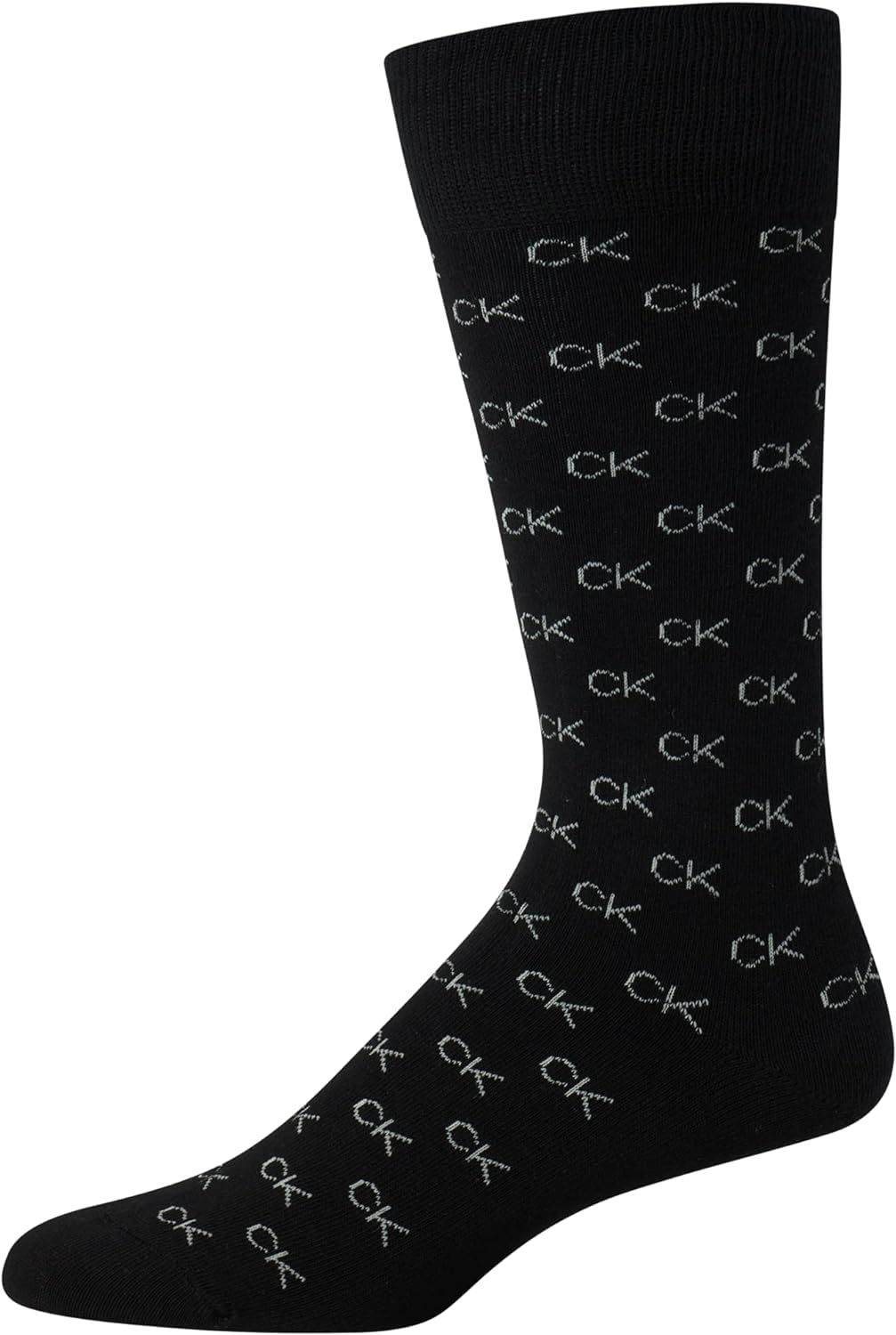 Calvin Klein Men's Dress Socks - Lightweight Cotton Blend Crew Socks (8 Pairs)