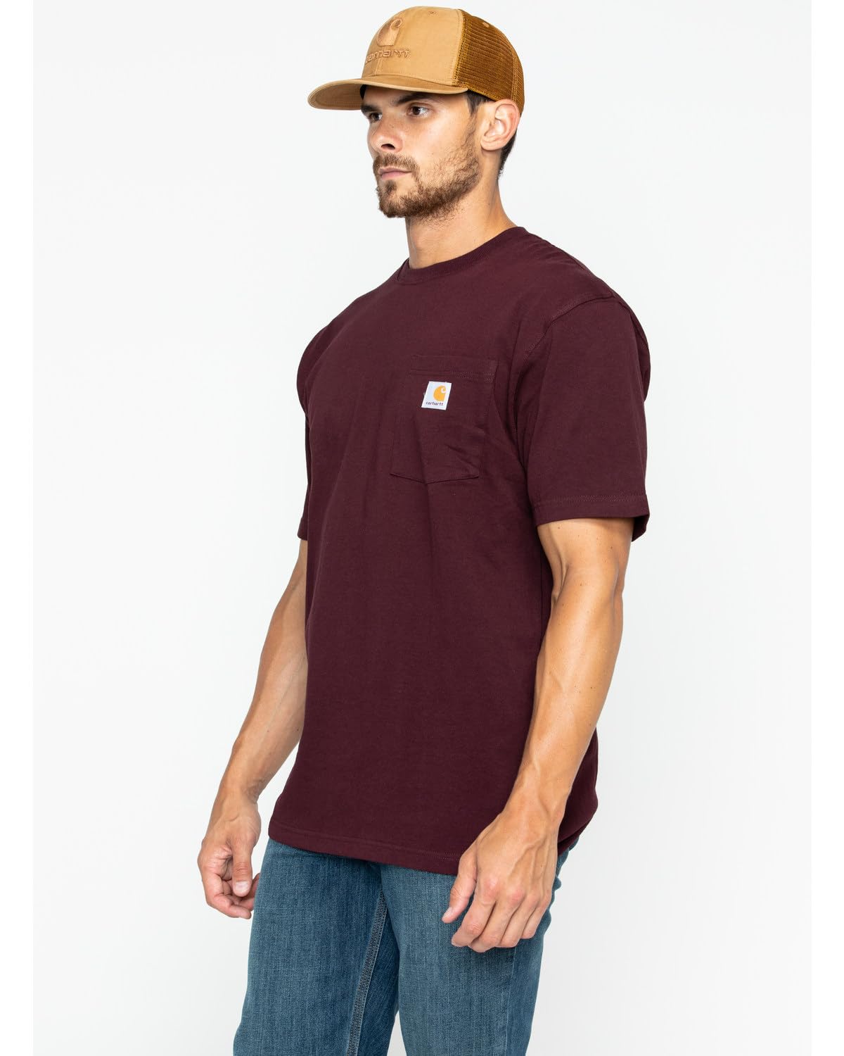 Carhartt Men's Loose Fit Heavyweight Short-Sleeve Pocket T-Shirt