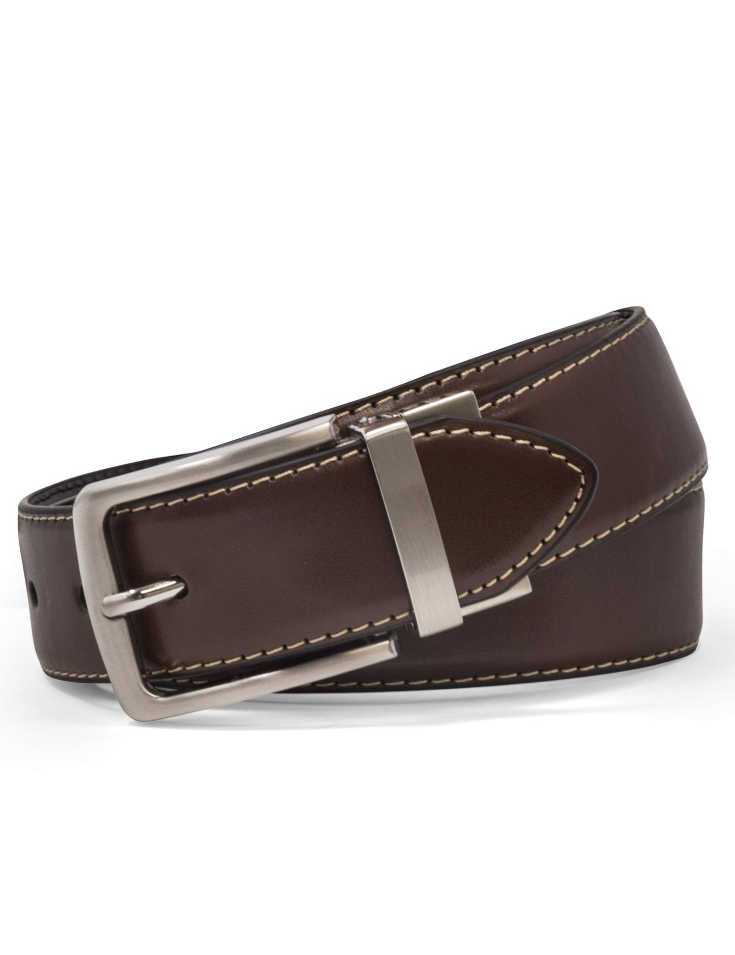 Steve Madden Men's Dress Casual Every Day Leather Belt