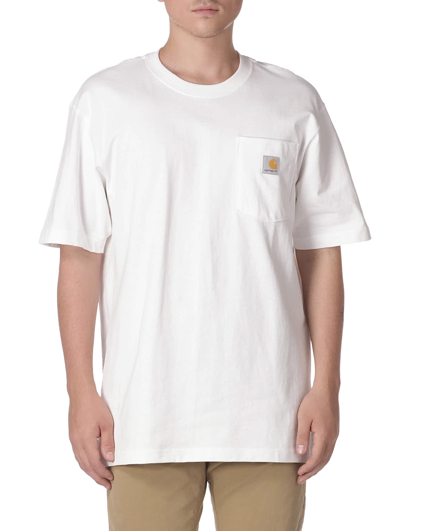 Carhartt Men's Loose Fit Heavyweight Short-Sleeve Pocket T-Shirt